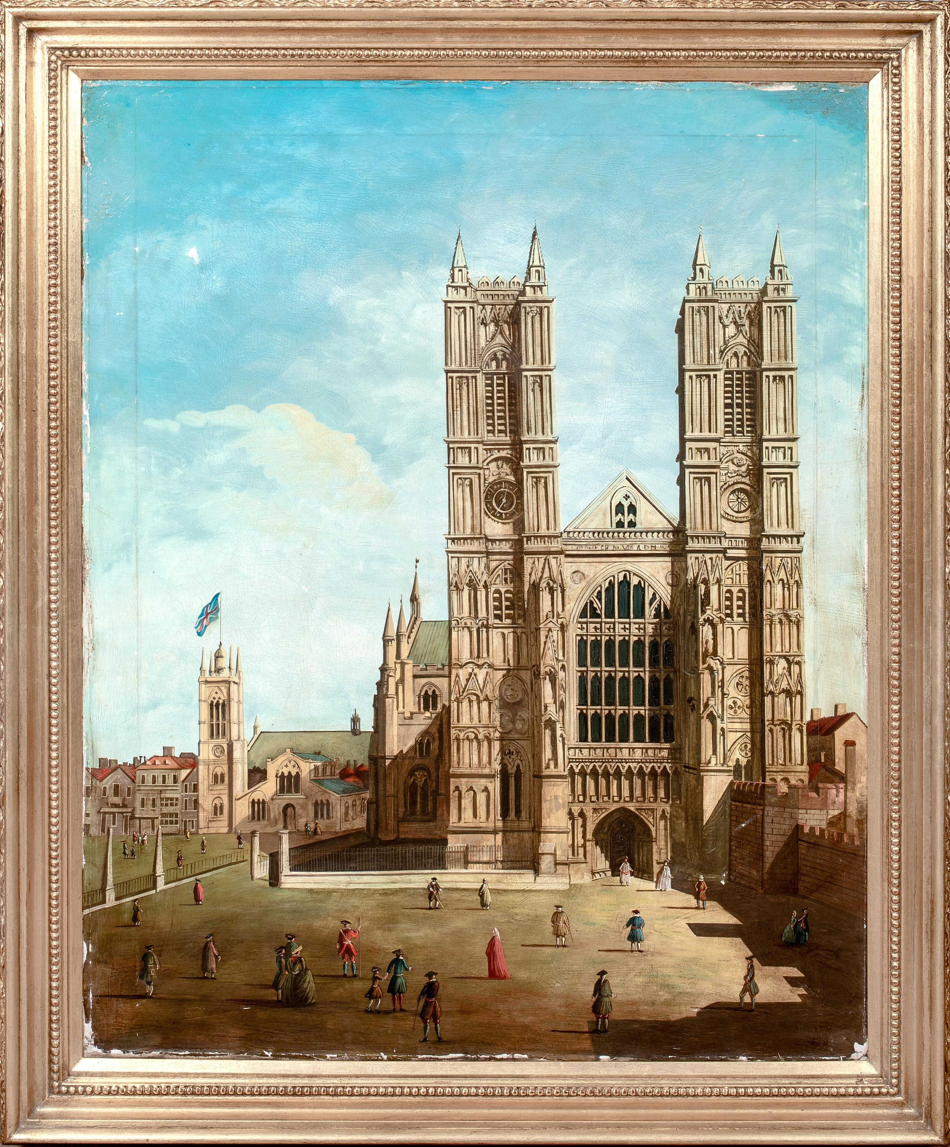 Westminster Abbey, London, 19. Jahrhundert  follower von CANALETTO (1697-1768)