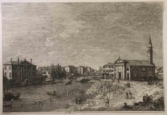 Al Dolo - Etching by Giovanni Antonio Canal - 1735/44