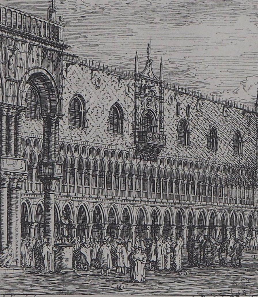 Venice: Ducal Palace - Héliogravure, 1975 - Academic Print by Giovanni Antonio Canal (Canaletto)