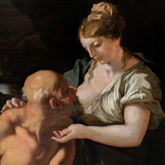 Giovanni Pellegrini (Venetian master) - 18th century Baroque Roman Charity