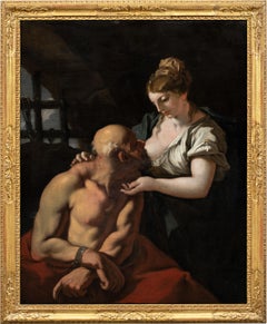 Giovanni Pellegrini (Venetian master) - 18th century Baroque Roman Charity