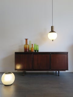 Giovanni Ausenda Italian Midcentury Dark Wood Sideboard for Stilwood, 1960s