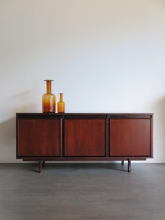 Giovanni Ausenda Italian Midcentury Dark Wood Sideboard for Stilwood, 1960s