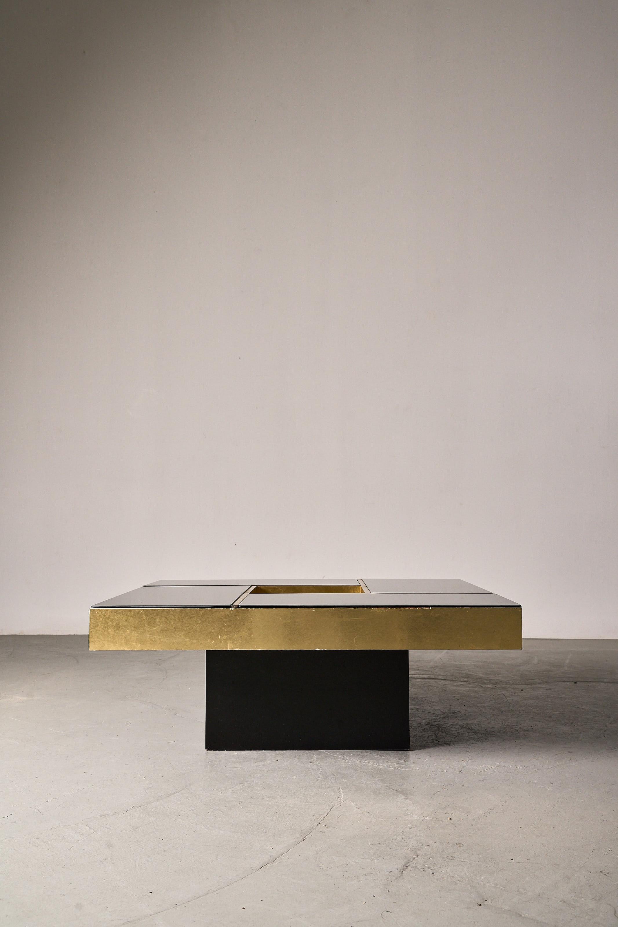 Table basse à miroir Giovanni Ausenda Bon état - En vente à Brussel, BE