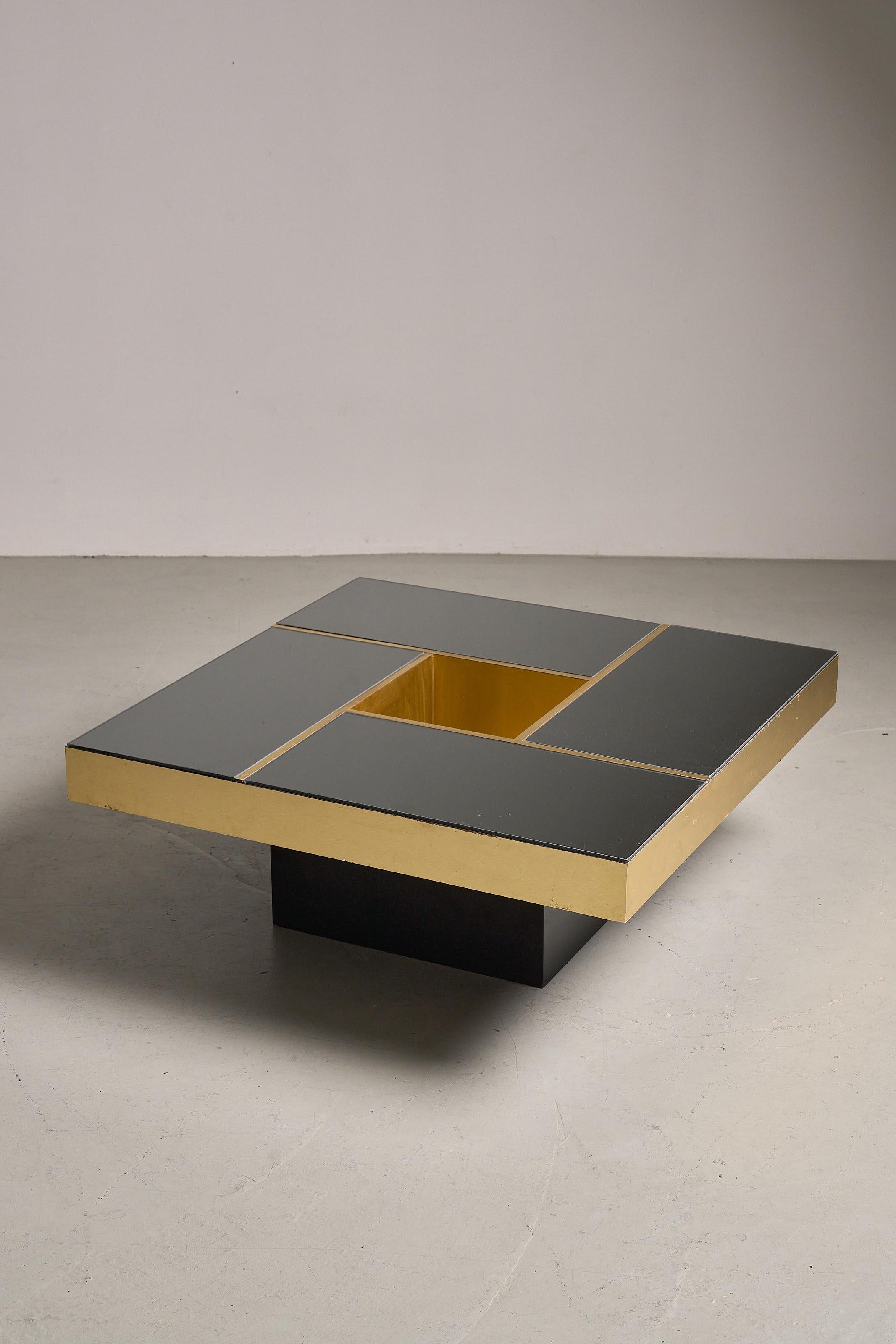 Fin du 20e siècle Table basse à miroir Giovanni Ausenda en vente
