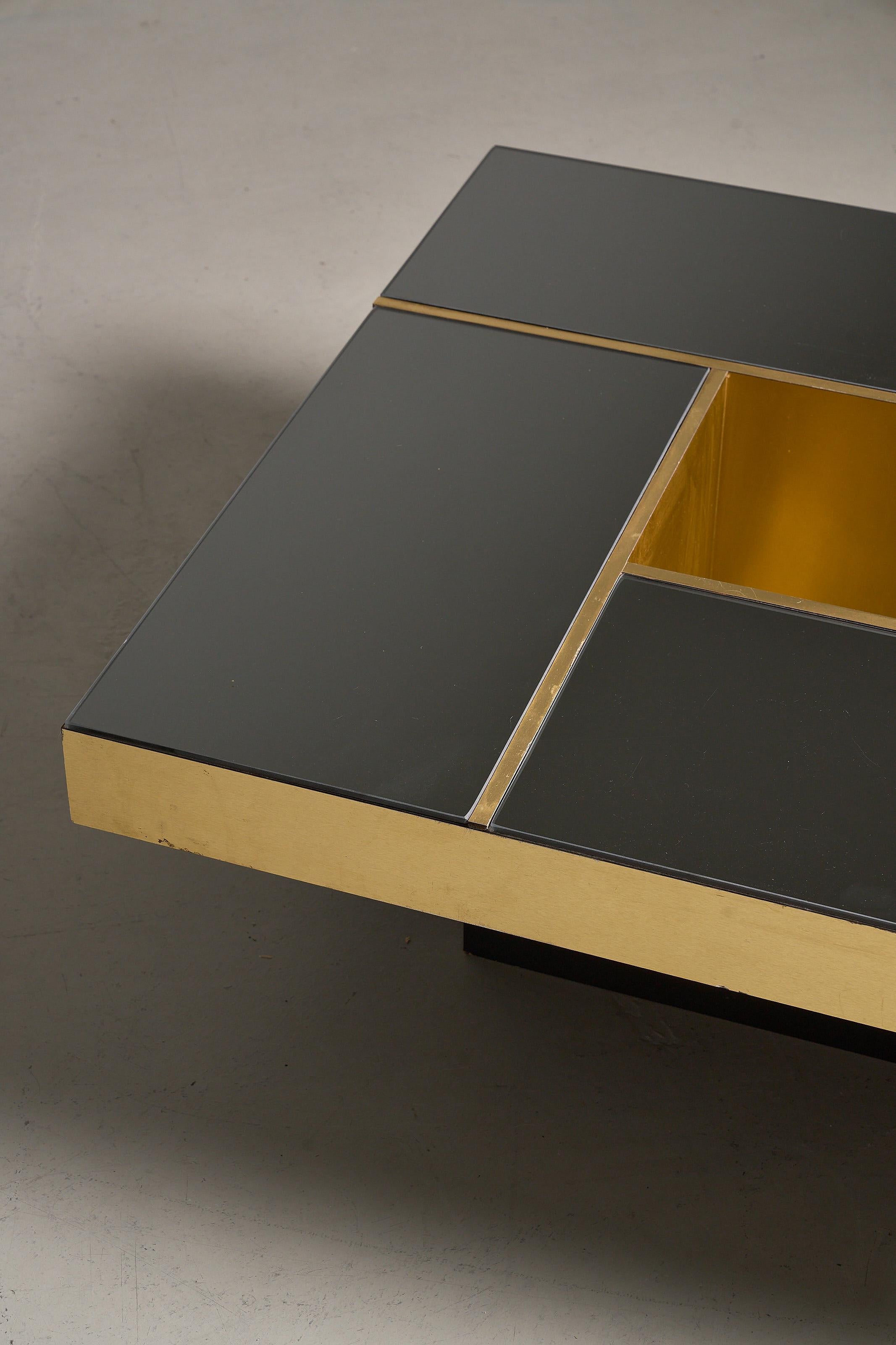 Table basse à miroir Giovanni Ausenda en vente 1