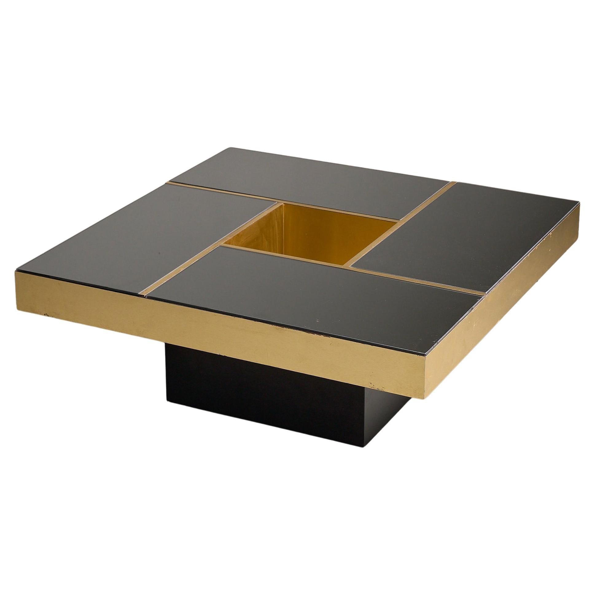 Giovanni Ausenda mirrored coffee table