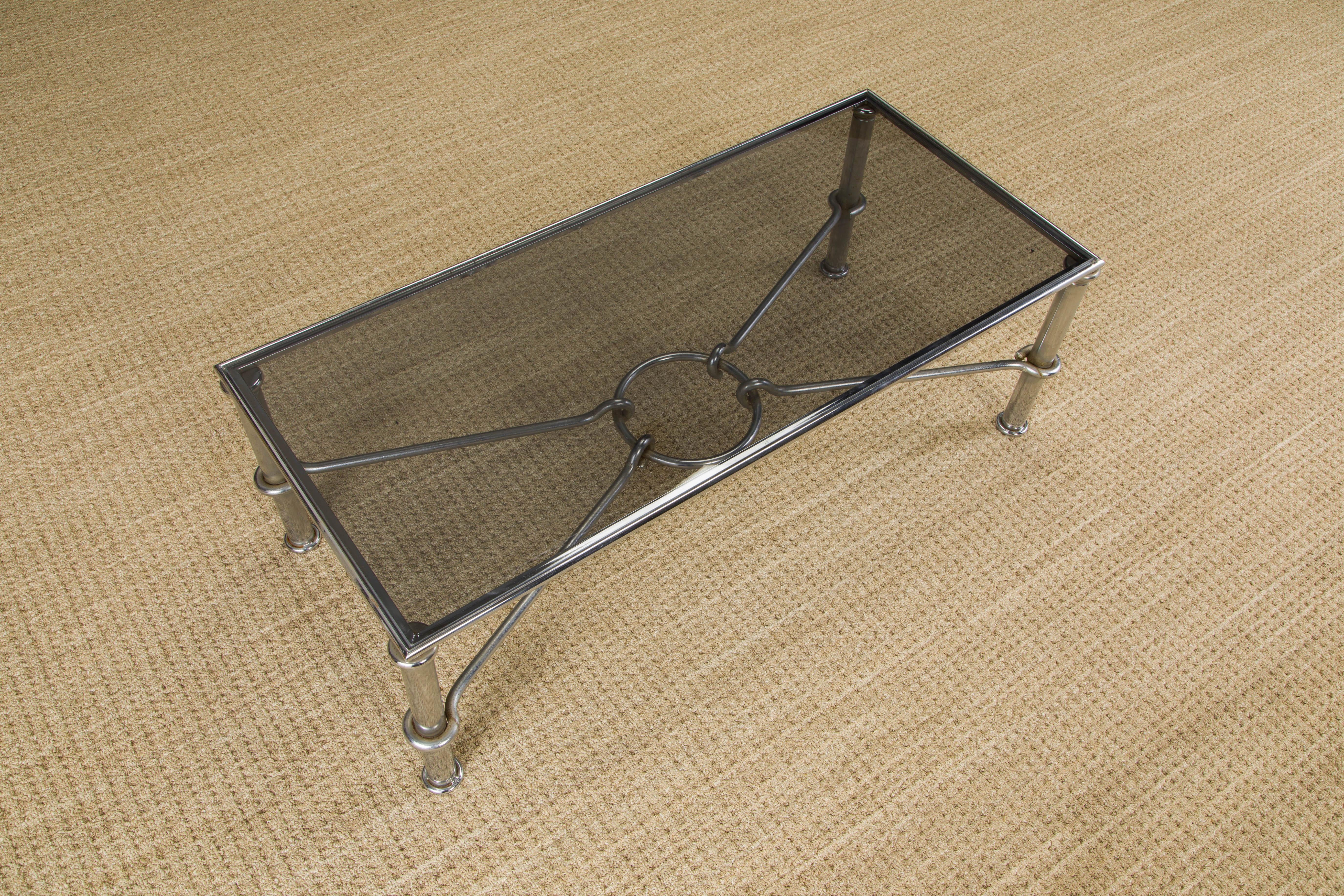 Giovanni Banci for Hermès Equestrian Neoclassical Style Coffee Table, 1970s 3