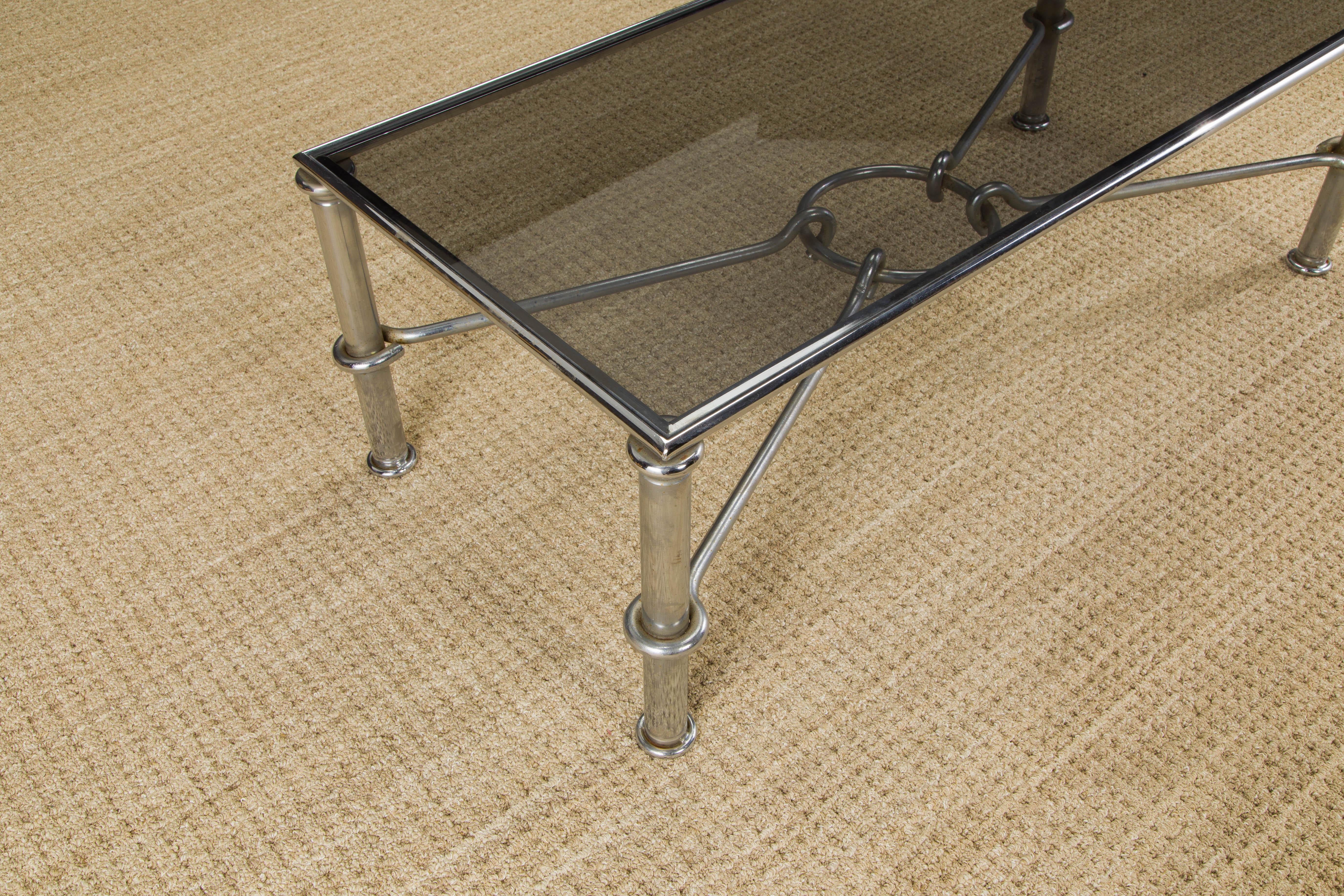Giovanni Banci for Hermès Equestrian Neoclassical Style Coffee Table, 1970s  For Sale 5