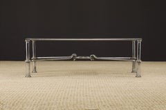 Giovanni Banci for Hermès Equestrian Neoclassical Style Coffee Table, 1970s