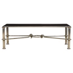 Giovanni Banci for Hermès Equestrian Neoclassical Style Coffee Table, 1970s