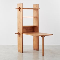 Giovanni Battista Bassi Drop-Leaf Desk/Cabinet, Italy 1950s