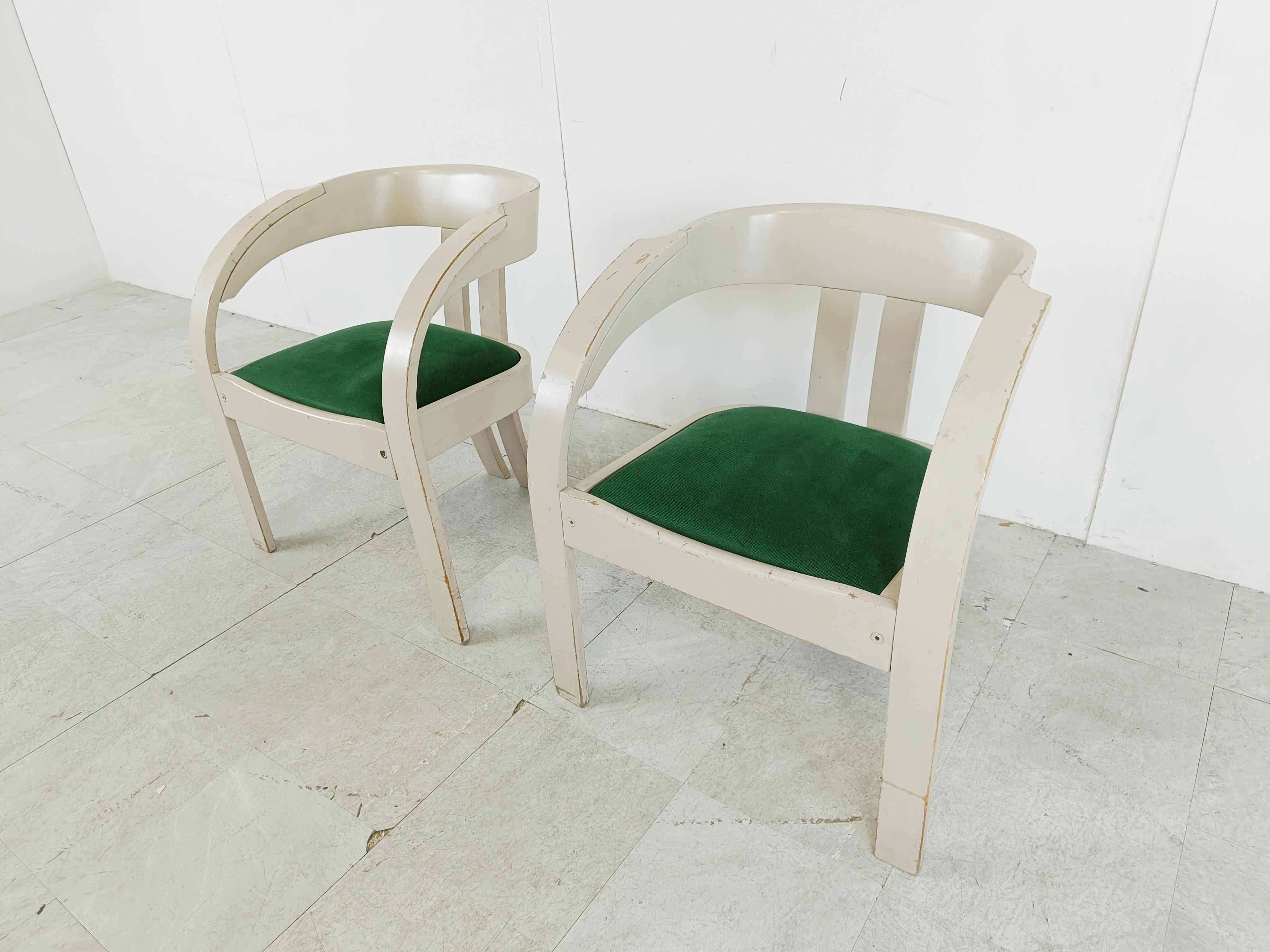 italien Giovanni Battista Bassi pour Poltronova - Paire de fauteuils 