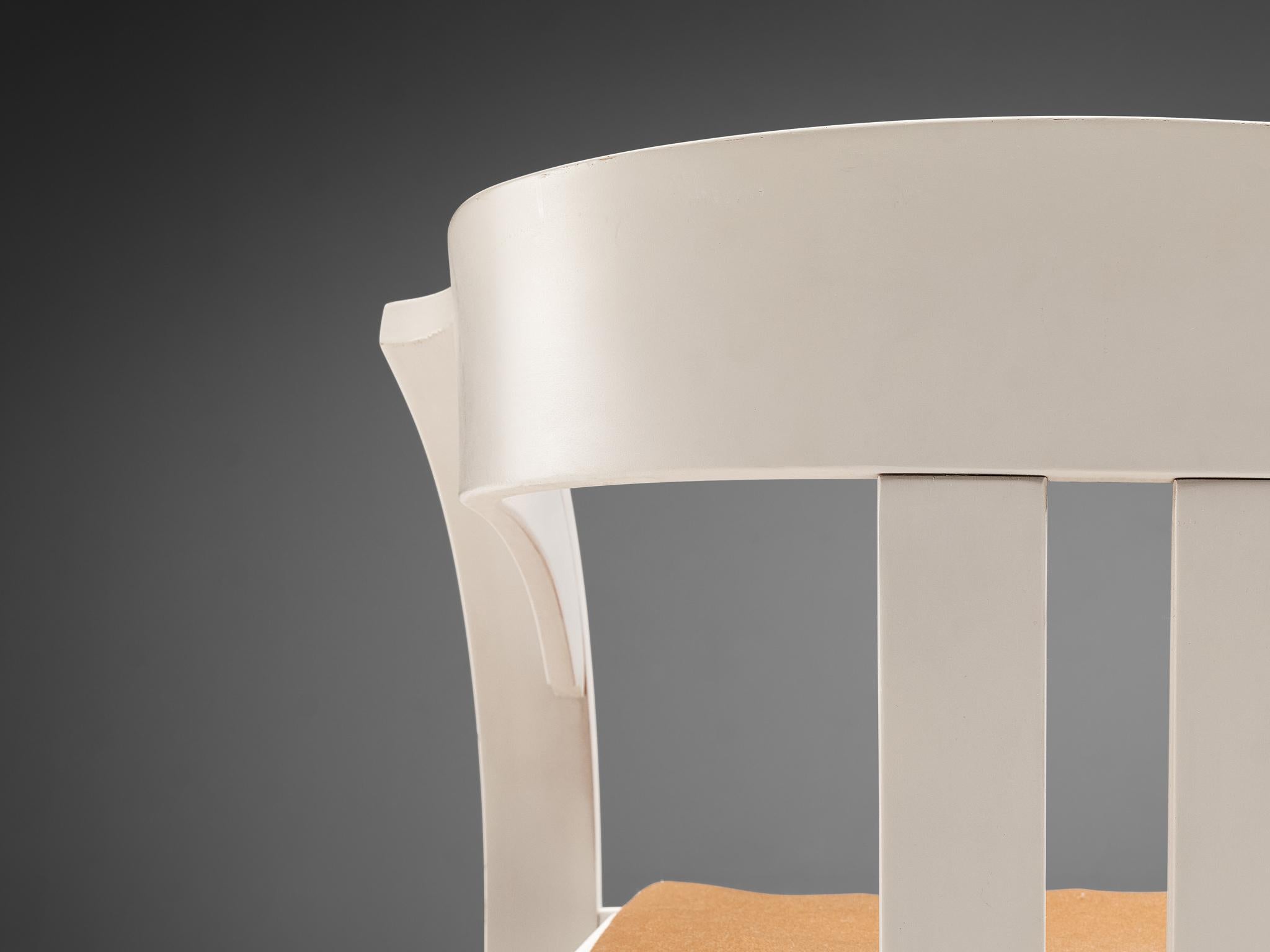Fabric Giovanni Battista Bassi for Poltronova Pair of 'Elisa' Armchairs