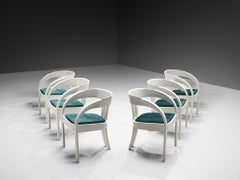Giovanni Battista Bassi for Poltronova Set of Six 'Elisa' Armchairs