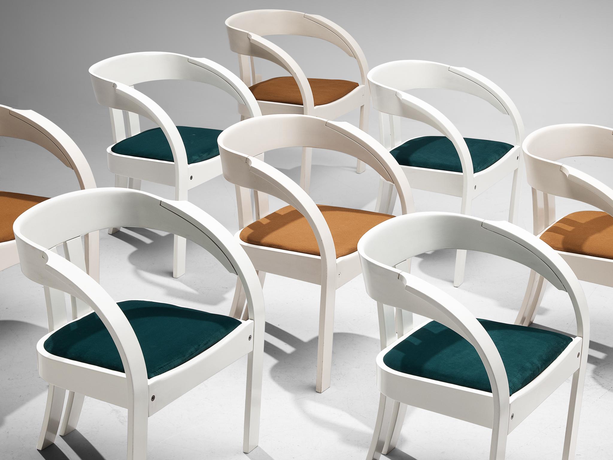 Milieu du XXe siècle Lot de dix fauteuils « Elizabeth » de Giovanni Battista Bassi pour Poltronova en vente