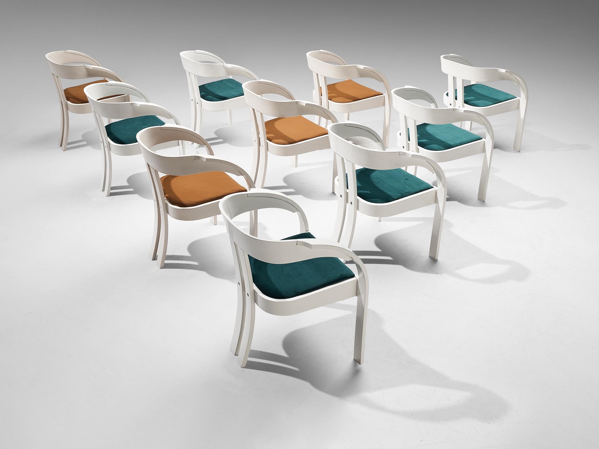 Lot de dix fauteuils « Elizabeth » de Giovanni Battista Bassi pour Poltronova  en vente 2