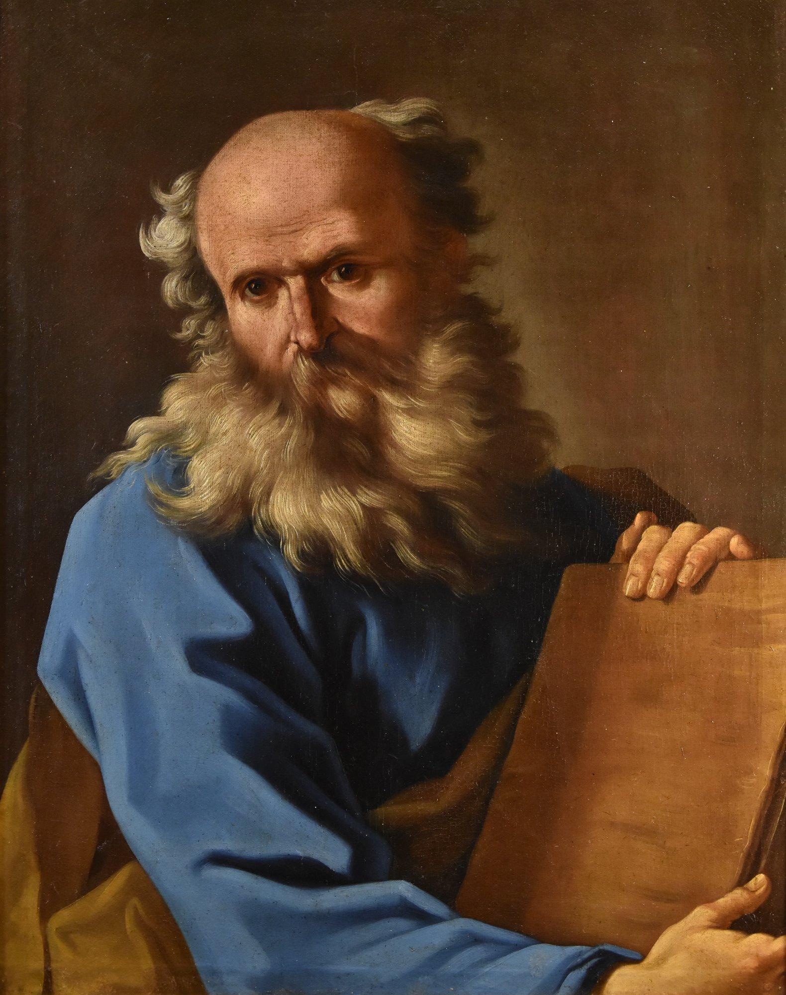 Porträt des Philosophen Demokrit Beinaschi Gemälde 17. Jahrhundert Öl auf Leinwand