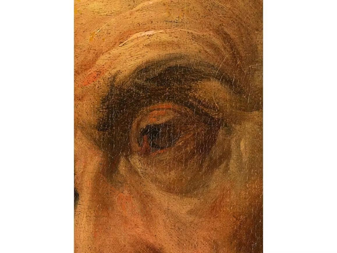 17th Century by Giovanni Battista Beinaschi Saint Bartholomew Oil on Canvas For Sale 2