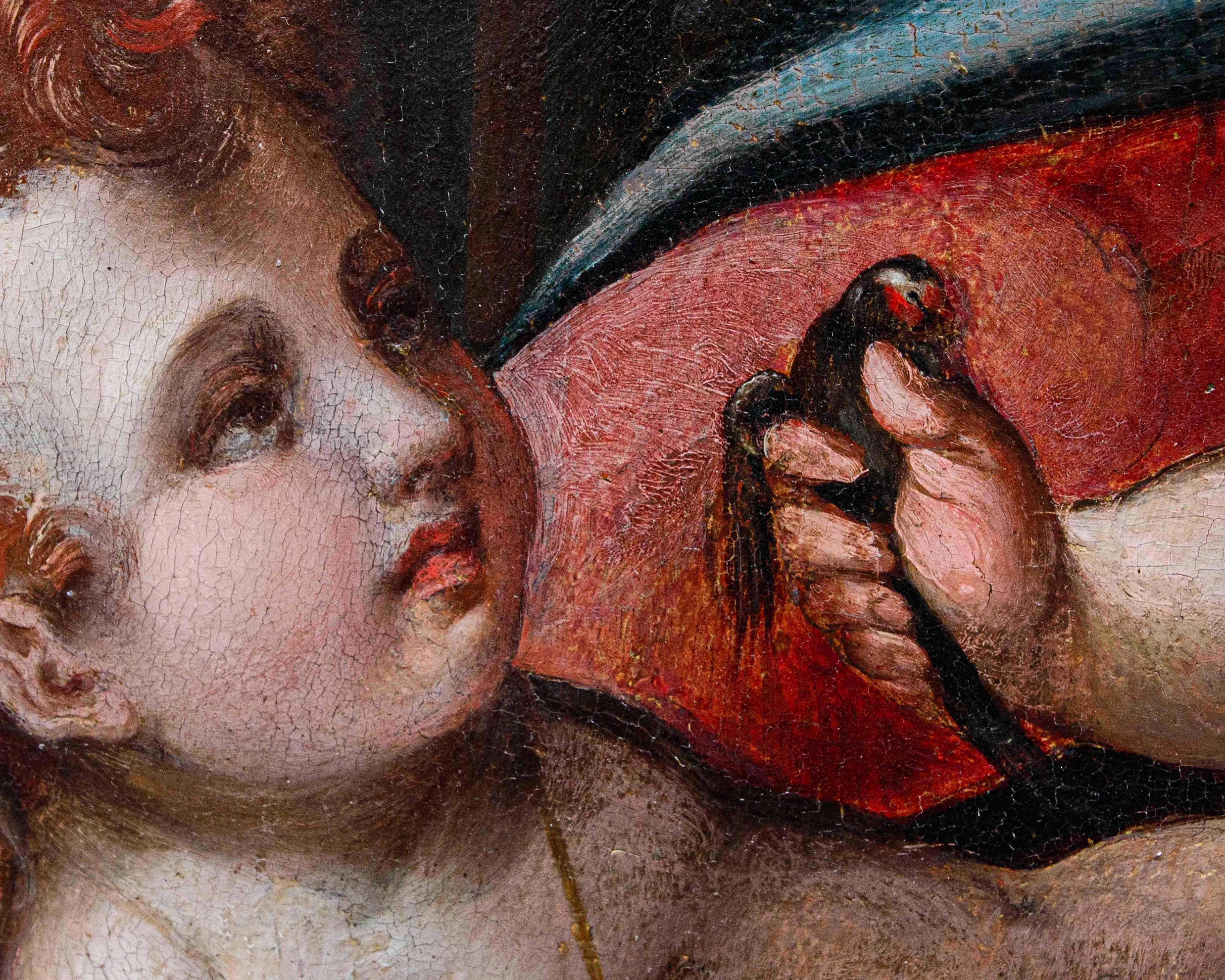 Di Giovanni Battista del Verrocchio, Madonna con Bambino e San Giovannino in vendita 2