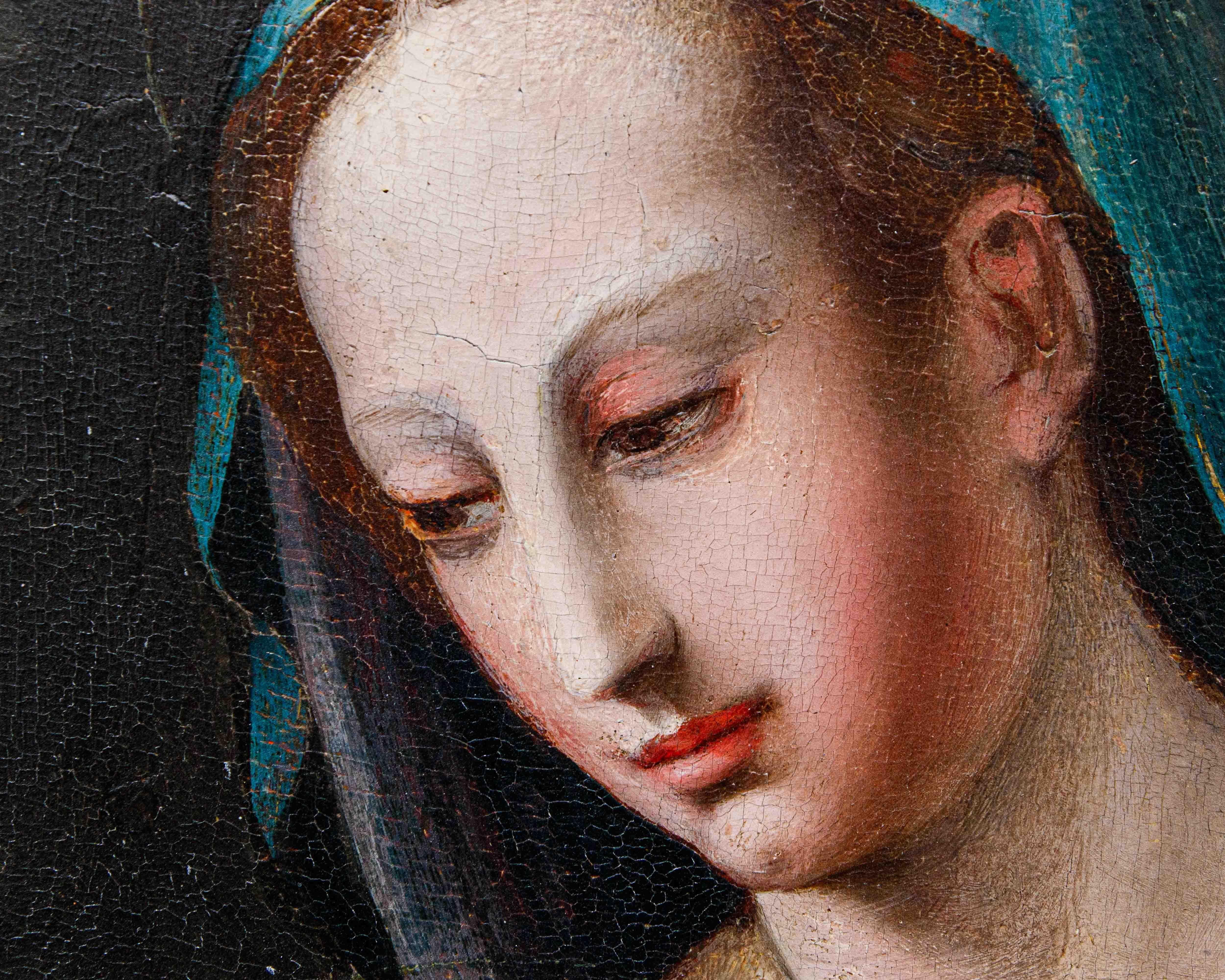 Di Giovanni Battista del Verrocchio, Madonna con Bambino e San Giovannino in vendita 4