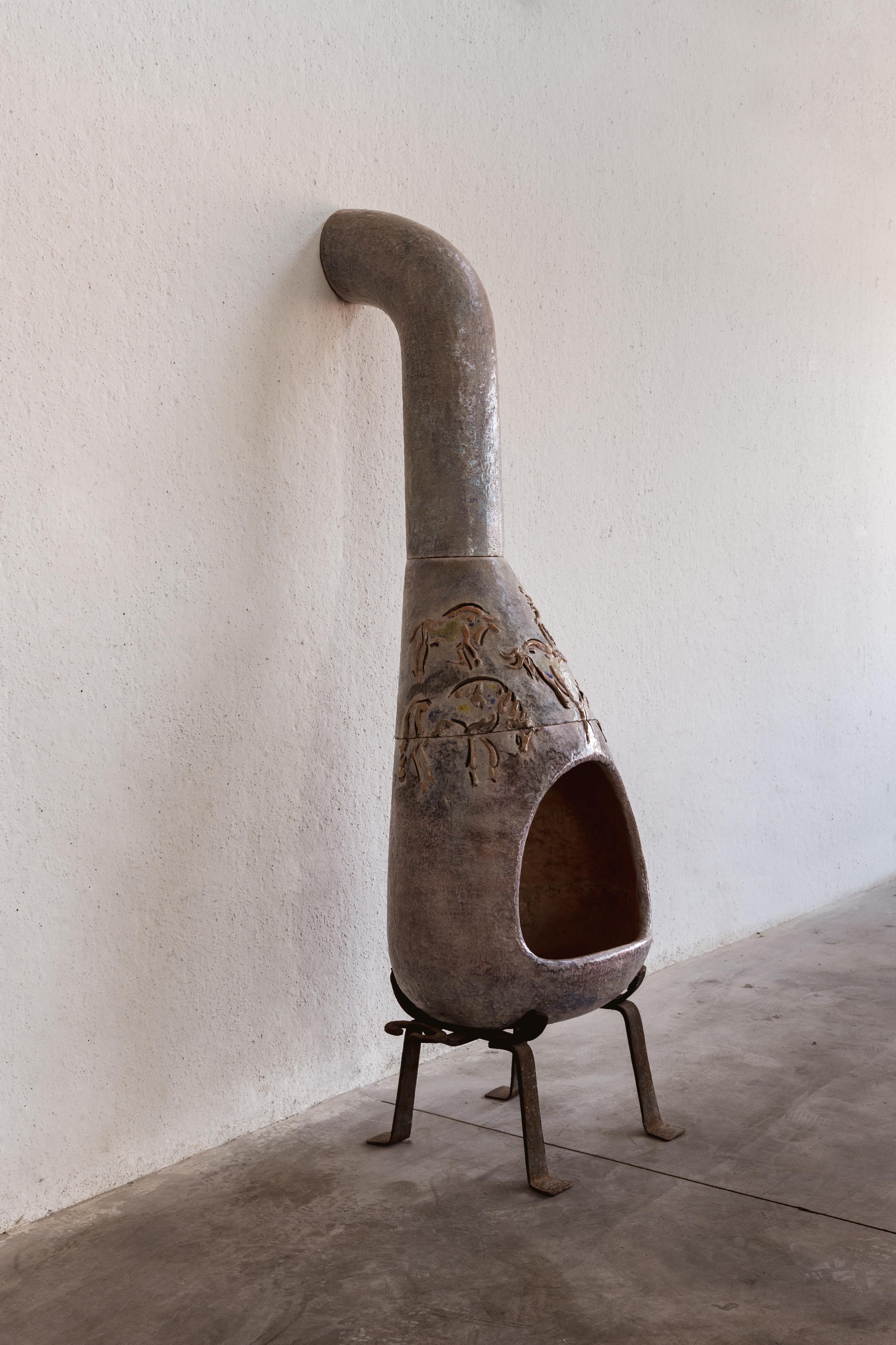 Cheminée en majolique Giovanni Battista Mitri, 1965 en vente 3