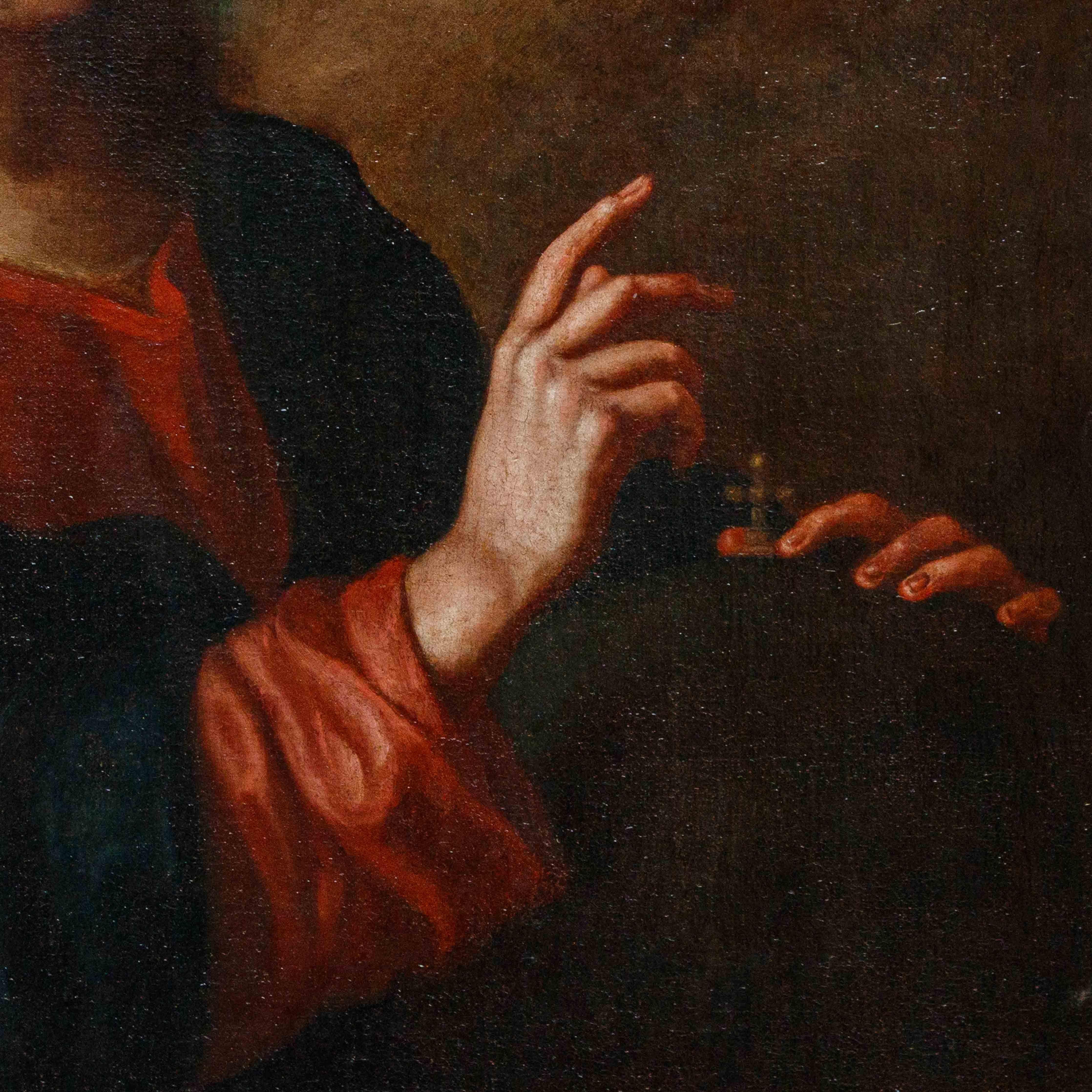 Cerchia di Giovan Battista Piazzetta (1683-1754), Cristo Salvator Mundi in vendita 1