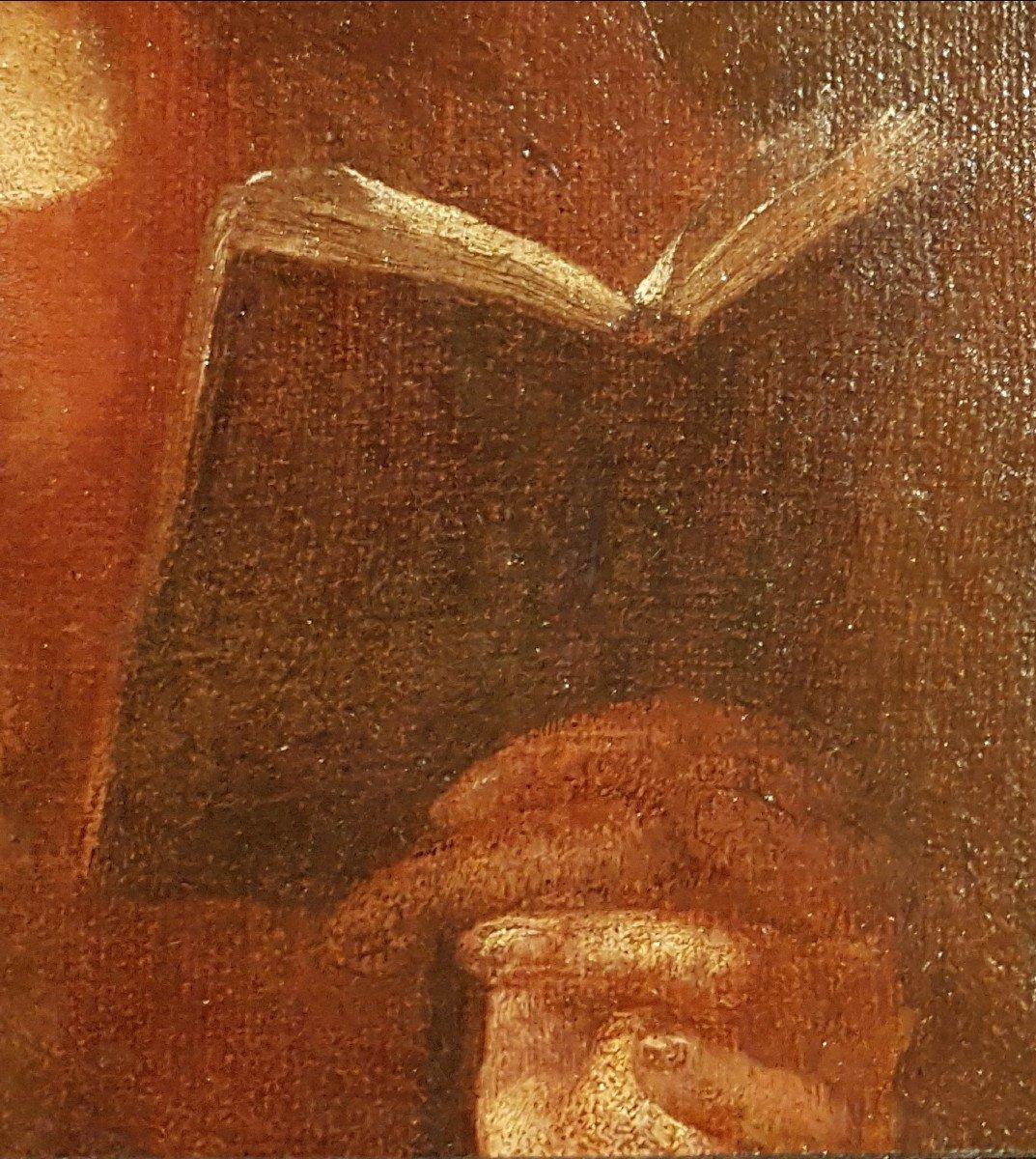 Giovanni Battista PIAZZETTA (Werkstatt von) Venedig, 1683 - Venedig, 1754 Öl auf Leinwand 48 x 38,5 cm (64 x 58 cm mit dem Rahmen)

Piazzetta malte eine Reihe von 