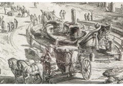 Gravure de Giovanni Battista Piranesi, 18e siècle, Veduta Di Piazza Di Spagna