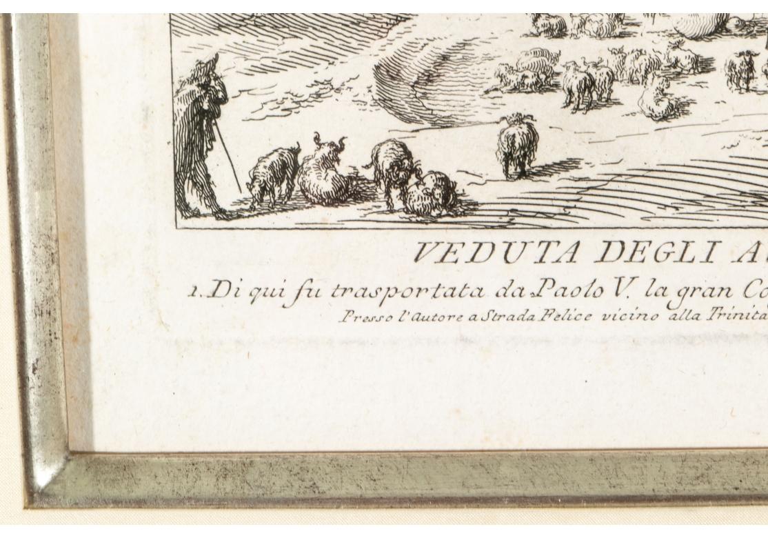 Renaissance Giovanni Battista Piranesi, A.C.C. Gravure, Vue des ruines en vente