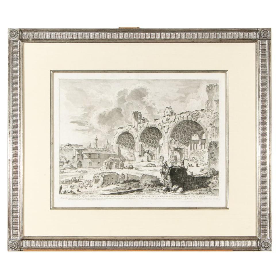 Giovanni Battista Piranesi, 18th C. Engraving, View Of The Ruins