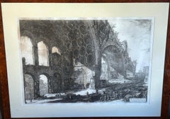 Giovanni Battista Piranesi - Veduta di Roma - Etching