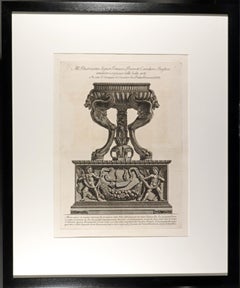 Giovanni Battista Piranesi (Italian, 1720–1778), Engraving of an Ancient Marble