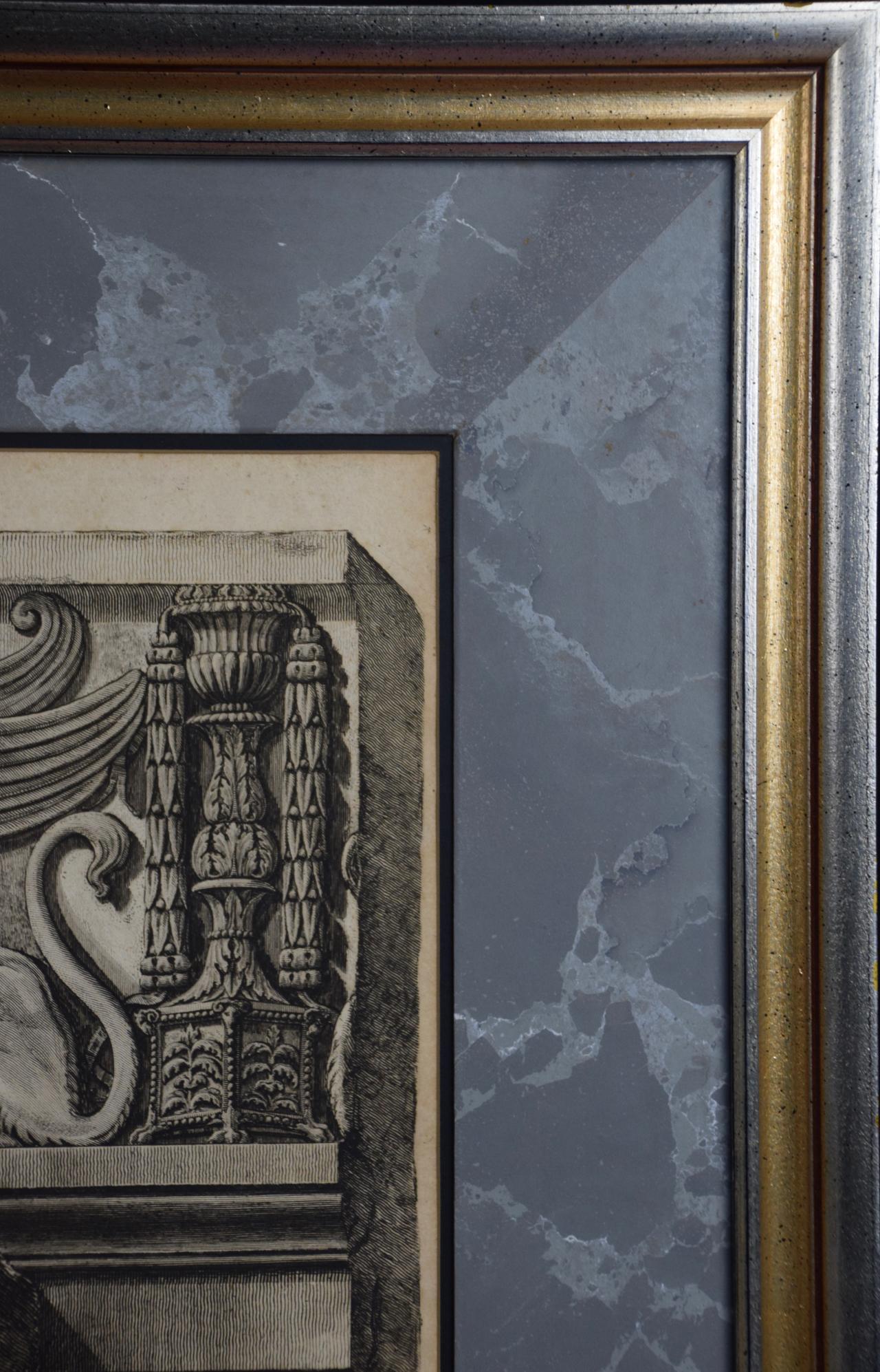 Antiker römischer architektonischer Fries aus dem 18. Jahrhundert: Piranesi-Radierung im Angebot 4