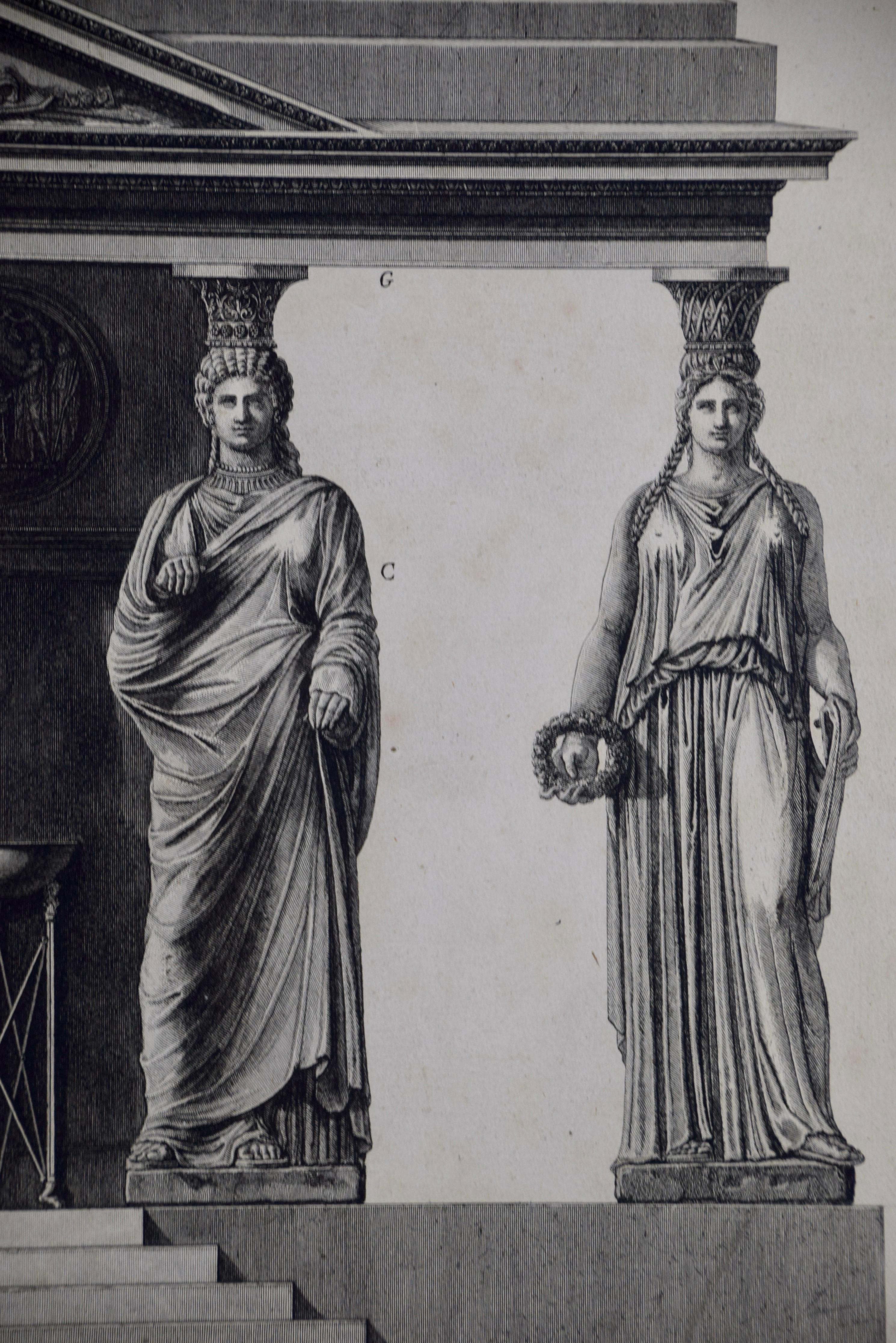 Gravure de Piranesi d'objets architecturaux romains anciens, « A sua Eccellenza »   en vente 1
