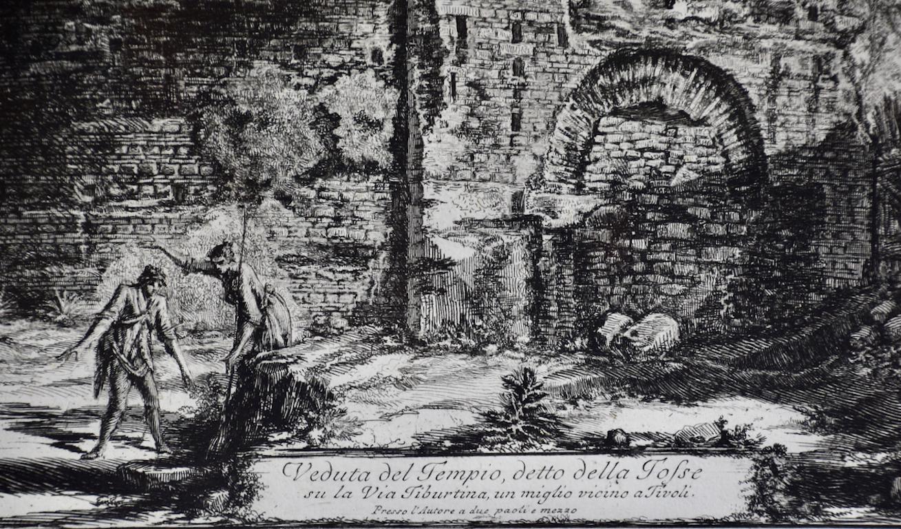 Es handelt sich um eine Radierung von Giovanni Battista Piranesi aus dem 18. Jahrhundert mit dem Titel 