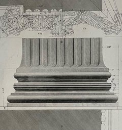 Architectural Elements of the Interior of the Pantheon in Rome
