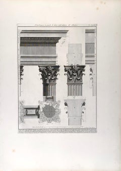 Architectural Elements of the Interior of the Pantheon in Rome