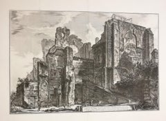 Avanzi di Antiche Terme in Albano denominate Cello Mano - by G. B. Piranesi