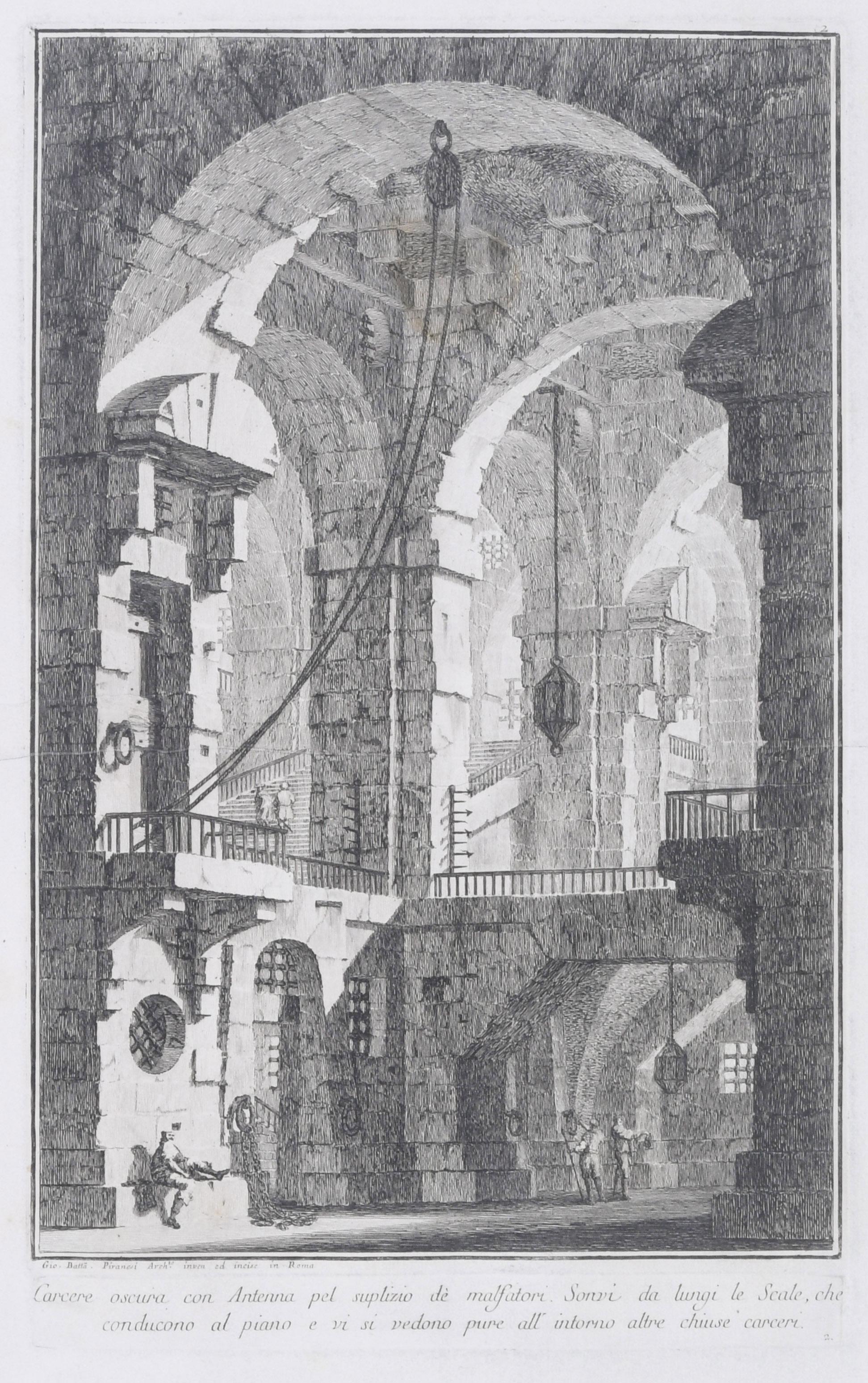 Carcere ascura – Print von Giovanni Battista Piranesi