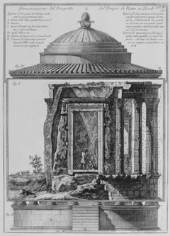 Temple of Vesta in Tivoli - Front View