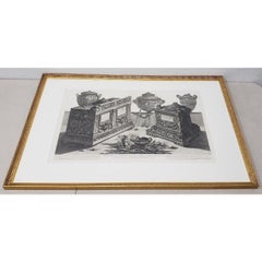 Giovanni Piranesi Marble Urns and Vases and Lamps Etching C.1770