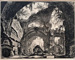 Giovanni Piranesi "Rovine d'una Galleria di Statue nella Villa Adriana a Tivoli"