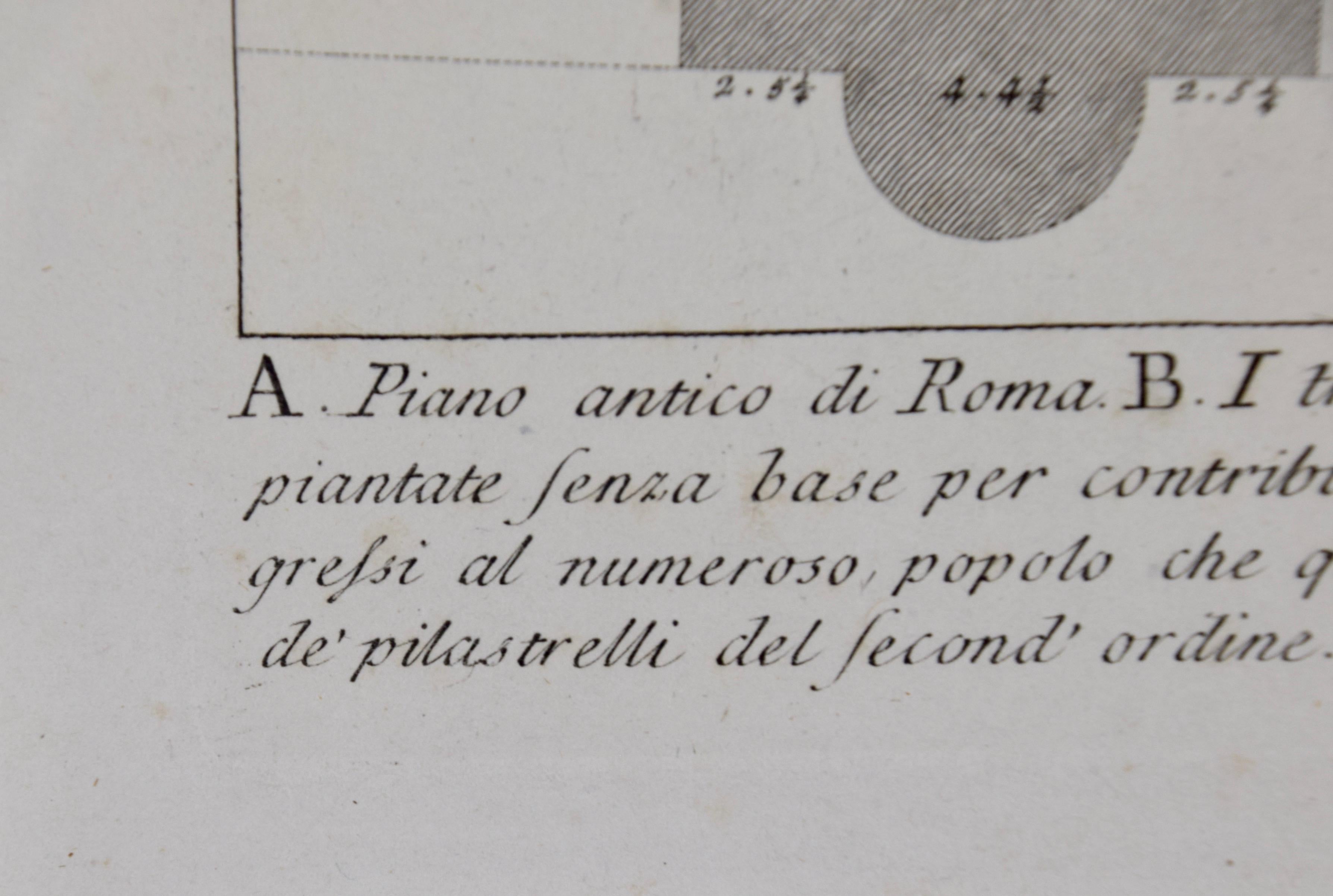 Pair of Piranesi Etchings of Ancient Roman Architectural Objects, 18th Century 3