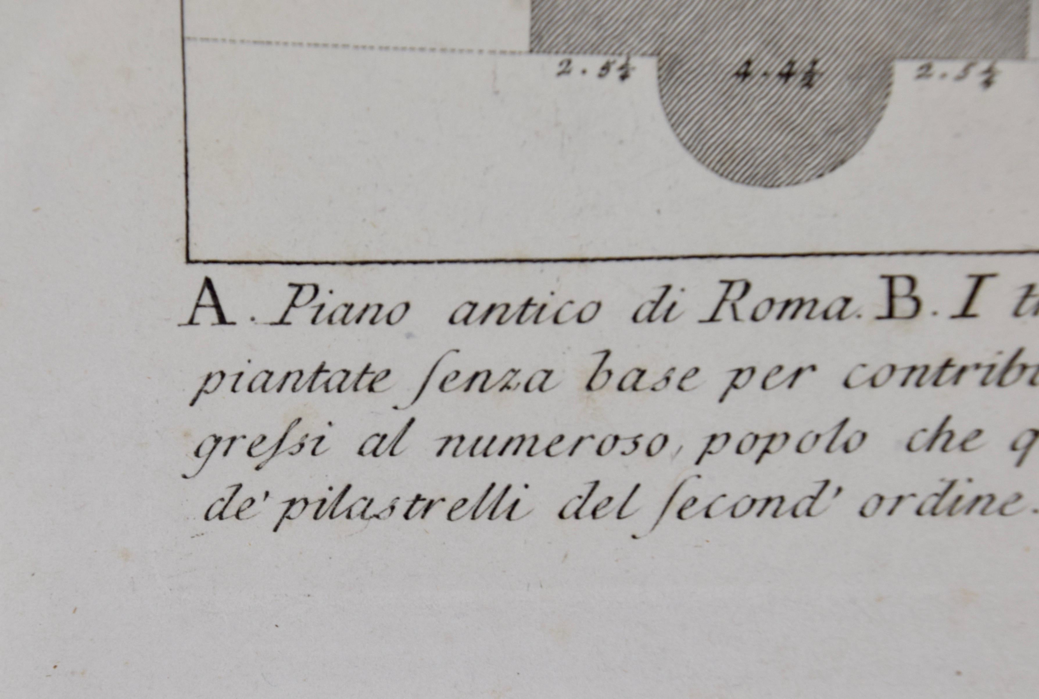 Pair of Piranesi Etchings of Ancient Roman Architectural Objects, 18th Century  3