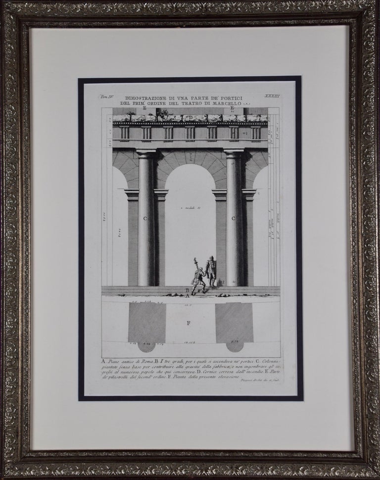 Giovanni Battista Piranesi - Pair of Piranesi Etchings of Ancient Roman ...