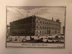 Antique Palace of the Chancellery - Etching by G.B.Piranesi- 18th century