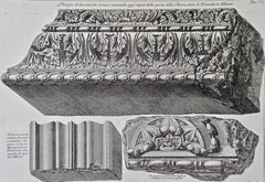 Viste architettoniche di Piranesi di antichi oggetti architettonici romani, 18° C.