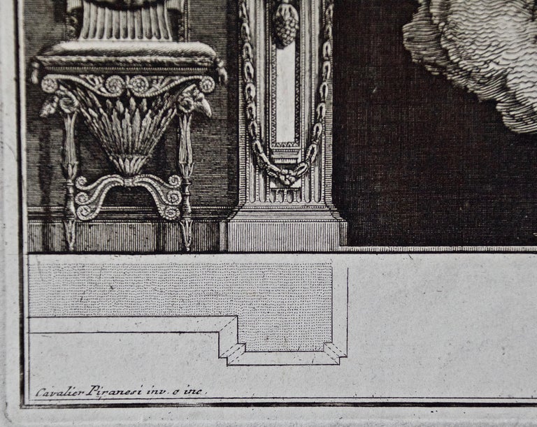 Giovanni Battista Piranesi's 18th century etching entitled: 