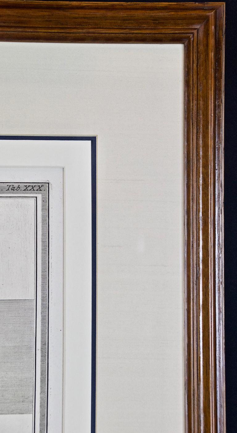 Se trata de un grabado enmarcado de Giovanni Battista Piranesi (1720-1778) titulado 